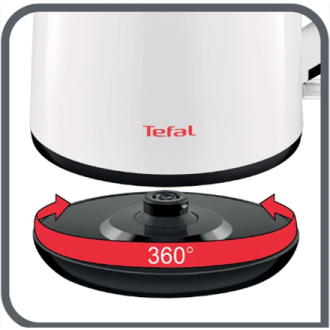 Tefal Safe Tea KO261130 Kettle, White | TEFAL Tefal Safe Tea KO261130 Kettle, White | TEFAL