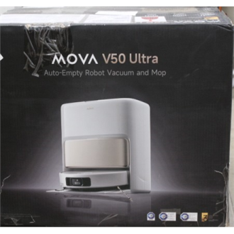 SALE OUT. MOVA V50 Ultra Robot Vacuum, White | MOVA Robot Vacuum | V50 Ultra | Wet&Dry | 6400 mAh | Dust capacity 3.2 L | 24000 SALE OUT. MOVA V50 Ultra Robot Vacuum, White | MOVA Robot Vacuum | V50 Ultra | Wet&Dry | 6400 mAh | Dust capacity 3.2 L | 24000