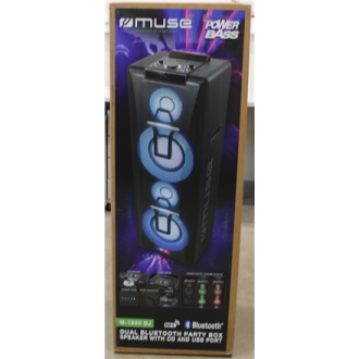 SALE OUT. Muse M-1990 DJ Party Box Double Bluetooth CD, DAMAGED PACKAGING | Muse | Party Box Double Bluetooth CD Speaker | M-199 SALE OUT. Muse M-1990 DJ Party Box Double Bluetooth CD, DAMAGED PACKAGING | Muse | Party Box Double Bluetooth CD Speaker | M-199
