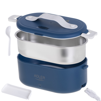 Adler Electric Lunch Box | AD 4505 | Material Plastic | Blue Adler Electric Lunch Box | AD 4505 | Material Plastic | Blue