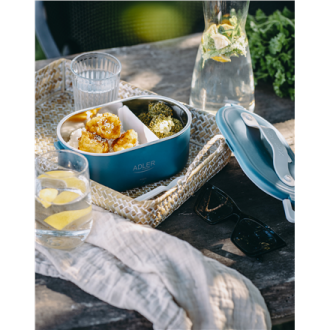 Adler Electric Lunch Box | AD 4505 | Material Plastic | Blue Adler Electric Lunch Box | AD 4505 | Material Plastic | Blue