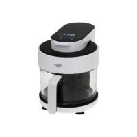 Adler Air Fryer Oven with Glass Bowl | AD 6316 | Power 1200 W | Capacity 3 L | Convection | White/Black Adler Air Fryer Oven with Glass Bowl | AD 6316 | Power 1200 W | Capacity 3 L | Convection | White/Black