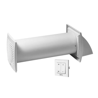 Europlast | Wall Recuperator | EER100WP, DN100 | White Europlast | Wall Recuperator | EER100WP, DN100 | White