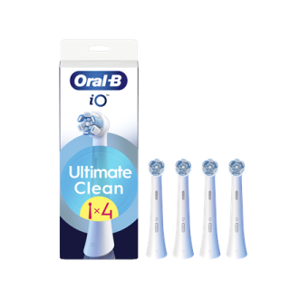 Oral-B | Replaceable toothbrush heads | iO UltimateClean | Heads | For adults | Number of brush heads included 4 | White Oral-B | Replaceable toothbrush heads | iO UltimateClean | Heads | For adults | Number of brush heads included 4 | White