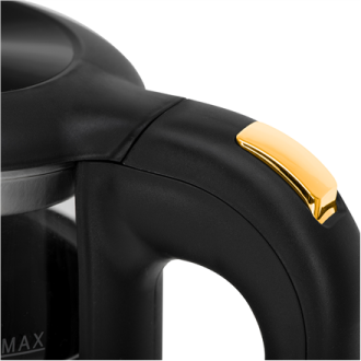 Adler Kettle with LED Display | AD 1305 | Electric | 2200 W | 1.7 L | Plastic | 360 rotational base | Black/Gold Adler Kettle with LED Display | AD 1305 | Electric | 2200 W | 1.7 L | Plastic | 360 rotational base | Black/Gold