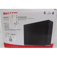 SALE OUT. Sharp AQUOS Wireless Surround Subwoofer | Sharp | AQUOS Surround Subwoofer | CP-AWS0101 | Wi-Fi | DAMAGED PACKAGING, U SALE OUT. Sharp AQUOS Wireless Surround Subwoofer | Sharp | AQUOS Surround Subwoofer | CP-AWS0101 | Wi-Fi | DAMAGED PACKAGING, U