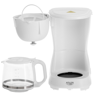 Adler Coffee Maker | AD 4381w | Drip | 600 W | White Adler Coffee Maker | AD 4381w | Drip | 600 W | White