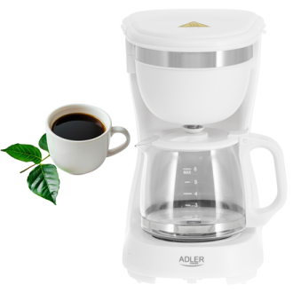 Adler Coffee Maker | AD 4381w | Drip | 600 W | White Adler Coffee Maker | AD 4381w | Drip | 600 W | White