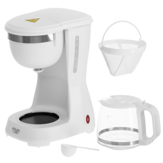 Adler Coffee Maker | AD 4381w | Drip | 600 W | White Adler Coffee Maker | AD 4381w | Drip | 600 W | White