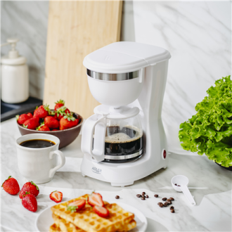 Adler Coffee Maker | AD 4381w | Drip | 600 W | White Adler Coffee Maker | AD 4381w | Drip | 600 W | White
