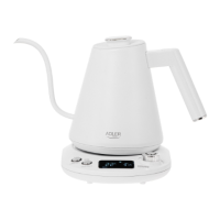 Adler | Kettle | AD 1349w | Electric | 1100 W | 1 L | Stainless Steel | 360 rotational base | White Adler | Kettle | AD 1349w | Electric | 1100 W | 1 L | Stainless Steel | 360 rotational base | White