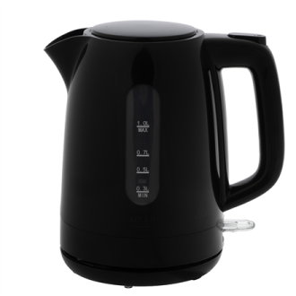 Adler Kettle | AD 1380b | Electric | 2200 W | 1 L | Polypropylene | 360 rotational base | Black Adler Kettle | AD 1380b | Electric | 2200 W | 1 L | Polypropylene | 360 rotational base | Black