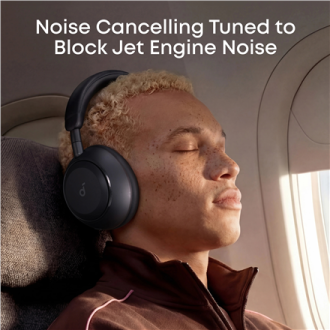 Anker Soundcore Space 2 | Headphones | Over-ear | Microphone | Jet Black | Noise canceling Anker Soundcore Space 2 | Headphones | Over-ear | Microphone | Jet Black | Noise canceling