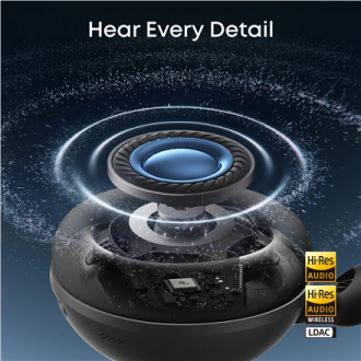 Anker Soundcore Space 2 | Headphones | Over-ear | Microphone | Jet Black | Noise canceling Anker Soundcore Space 2 | Headphones | Over-ear | Microphone | Jet Black | Noise canceling