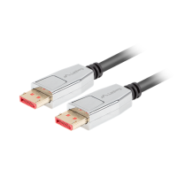Lanberg DisplayPort M/M Cable 20 PIN V1.4 8K 60HZ | CA-DPDP-20CU-0018-BK | DisplayPort to DisplayPort | 1.8 m Lanberg DisplayPort M/M Cable 20 PIN V1.4 8K 60HZ | CA-DPDP-20CU-0018-BK | DisplayPort to DisplayPort | 1.8 m