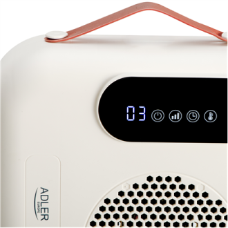 Adler LED Fan Heater with Remote Control | AD 7756 | Fan heater | 2000 W | Beige | IPX0 Adler LED Fan Heater with Remote Control | AD 7756 | Fan heater | 2000 W | Beige | IPX0