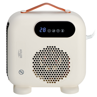 Adler LED Fan Heater with Remote Control | AD 7756 | Fan heater | 2000 W | Beige | IPX0 Adler LED Fan Heater with Remote Control | AD 7756 | Fan heater | 2000 W | Beige | IPX0