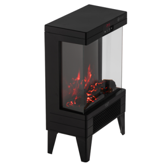 Adler LED electric fireplace with remote control | AD 7755 | Ceramic Heater | 2000 W | Number of power levels 2 | Black Adler LED electric fireplace with remote control | AD 7755 | Ceramic Heater | 2000 W | Number of power levels 2 | Black