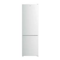 Candy Refrigerator | CCG3L517EW | Energy efficiency class E | Free standing | Combi | Height 176 cm | Fridge net capacity 187 L Candy Refrigerator | CCG3L517EW | Energy efficiency class E | Free standing | Combi | Height 176 cm | Fridge net capacity 187 L