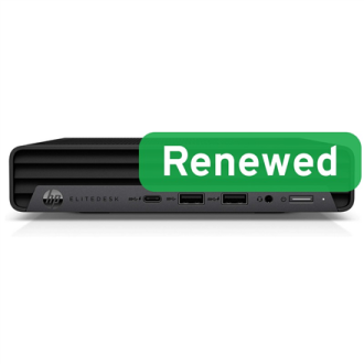 HP Renewed Grade B | EliteDesk 805 G6 Desktop Mini | AMD Ryzen 5 PRO | 4650GE | 16 GB | SSD | 256 GB | AMD Radeon Graphics | Win HP Renewed Grade B | EliteDesk 805 G6 Desktop Mini | AMD Ryzen 5 PRO | 4650GE | 16 GB | SSD | 256 GB | AMD Radeon Graphics | Win