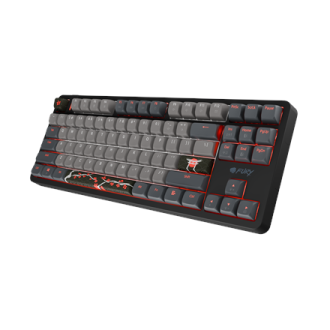 Fury Kanabo K6 | Gaming Keyboard | Wired | US | Linear | Black/Gray