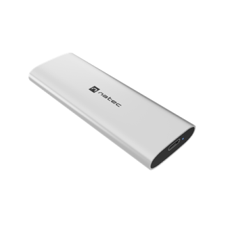 Natec | Rhino M.2 NVME Lite USB-C External, Gen 2 Steel Arctic Silver | Solid-state drive interface NVMe Natec | Rhino M.2 NVME Lite USB-C External, Gen 2 Steel Arctic Silver | Solid-state drive interface NVMe