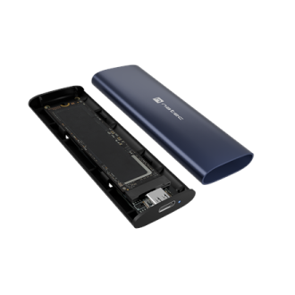 Natec | Rhino M.2 NVME Lite USB-C External, Gen 2 Steel Navy | Solid-state drive interface NVMe Natec | Rhino M.2 NVME Lite USB-C External, Gen 2 Steel Navy | Solid-state drive interface NVMe