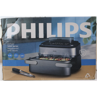 SALE OUT. Philips NA565/02 Airfryer with steam function, flexible Megabasket, 10 L, Silver/Black | Philips DAMAGED PACKAGING | 2 SALE OUT. Philips NA565/02 Airfryer with steam function, flexible Megabasket, 10 L, Silver/Black | Philips DAMAGED PACKAGING | 2