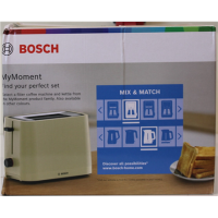 SALE OUT. Bosch TAT3M127 MyMoment Compact toaster, 950 W, 2 slots, Beige | SALE OUT. Compact Toaster | TAT3M127 MyMoment | Numbe SALE OUT. Bosch TAT3M127 MyMoment Compact toaster, 950 W, 2 slots, Beige | SALE OUT. Compact Toaster | TAT3M127 MyMoment | Numbe