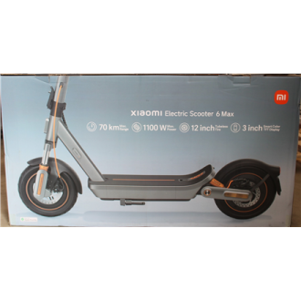 SALE OUT. Xiaomi Electric Scooter 6 Max GL | Xiaomi 24 month(s) | DAMAGED PACKAGING, PAINT AND BODY (NEAR SCREEN). MISSING INNER SALE OUT. Xiaomi Electric Scooter 6 Max GL | Xiaomi 24 month(s) | DAMAGED PACKAGING, PAINT AND BODY (NEAR SCREEN). MISSING INNER