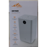 SALE OUT. ETA ETA363090000 DRYNER Dehumidifier, Tank volume (water) 2 l, Suitable for spaces up to 60 m , White | ETA Dehumidifi SALE OUT. ETA ETA363090000 DRYNER Dehumidifier, Tank volume (water) 2 l, Suitable for spaces up to 60 m , White | ETA Dehumidifi