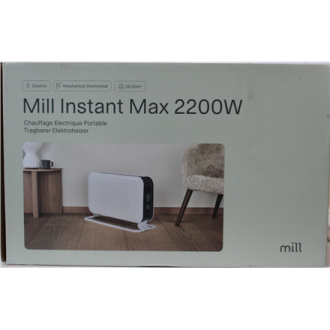 SALE OUT. Mill CO2200MECMAX 2200W Convection Heater, Mechanical thermostat, Wire heating element, White | Mill Heater | CO2200ME SALE OUT. Mill CO2200MECMAX 2200W Convection Heater, Mechanical thermostat, Wire heating element, White | Mill Heater | CO2200ME