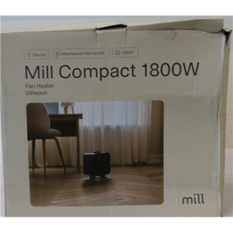 SALE OUT. Mill | Heater | CUS1800MECBA | PTC Fan | 1800 W | Suitable for rooms up to 30 m | Black | DAMAGED PACKAGING SALE OUT. Mill | Heater | CUS1800MECBA | PTC Fan | 1800 W | Suitable for rooms up to 30 m | Black | DAMAGED PACKAGING