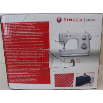 SALE OUT. | Singer Sewing Machine | M2605 | Number of stitches 12 | White | DAMAGED PACKAGING SALE OUT. | Singer Sewing Machine | M2605 | Number of stitches 12 | White | DAMAGED PACKAGING