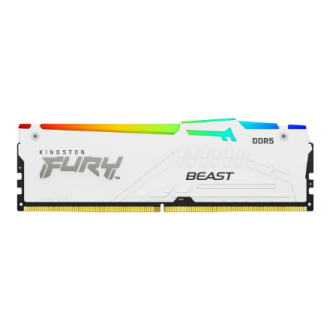 Kingston KF560C30BWEA-32 32GB 6000MT/s DDR5 CL30 DIMM FURY Beast White RGB EXPO | Kingston Kingston KF560C30BWEA-32 32GB 6000MT/s DDR5 CL30 DIMM FURY Beast White RGB EXPO | Kingston