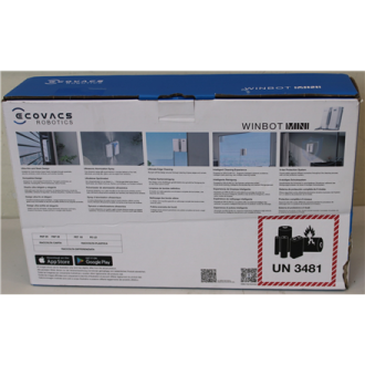 SALE OUT. | Ecovacs Windows Cleaner Robot | WINBOT MINI GREY | Corded | Grey | DAMAGED PACKAGING