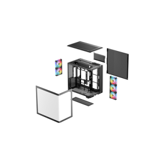 Deepcool Case | CG590U 5F | Midi-Tower | ATX PS2 | Black Deepcool Case | CG590U 5F | Midi-Tower | ATX PS2 | Black