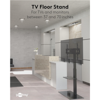 Goobay Floor stand | TV Floor Stand Basic, Size L | Swivel | 37-70 Goobay Floor stand | TV Floor Stand Basic, Size L | Swivel | 37-70