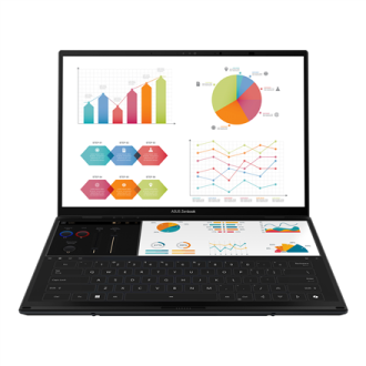 Asus | Zenbook Duo UX8406CA-QL287W | Inkwell Gray | 14 