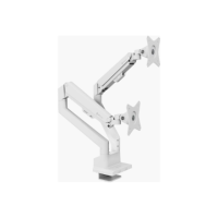 Arozzi Desk Mount | Neo Duo - Gas Spring Monitor Arm AZ-ALZARE-NEO-DUO-WT | Tilt, Swivel, Rotation | Maximum weight (capacity) 9 Arozzi Desk Mount | Neo Duo - Gas Spring Monitor Arm AZ-ALZARE-NEO-DUO-WT | Tilt, Swivel, Rotation | Maximum weight (capacity) 9