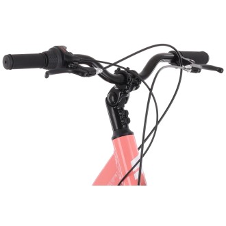 Jalgratas Tabou Queen 26 Plus coral-white (Type: LADY, Year: 2026, Frame_Material: ALLOY, Front_Shock: NO, Rear_Shock: NO, Disc_Brake: NO)