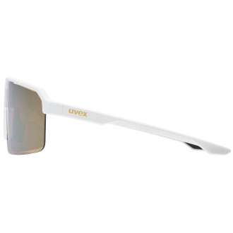 Prillid Uvex ramp white matt / mirror gold Prillid Uvex ramp white matt / mirror gold