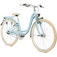 Jalgratas PUKY Skyride 26-7 Classic Alu retro blue (Type: LADY, Year: 2026, Frame_Material: ALLOY, Front_Shock: NO, Rear_Shock: NO, Disc_Brake: NO)