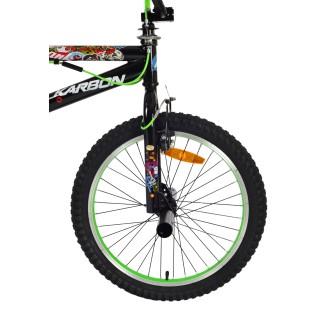 Jalgratas Karbon BMX 20 black-green Jalgratas Karbon BMX 20 black-green