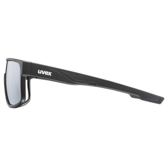 Prillid Uvex LGL 51 black matt / mirror silver Prillid Uvex LGL 51 black matt / mirror silver