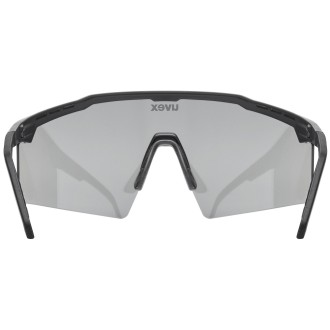 Prillid Uvex flowline black matt / mirror silver Prillid Uvex flowline black matt / mirror silver