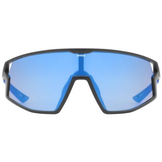 Prillid Uvex skyryse black matt / mirror blue