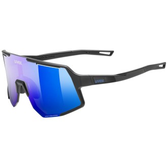 Prillid Uvex sequenze CV black matt / mirror blue Prillid Uvex sequenze CV black matt / mirror blue