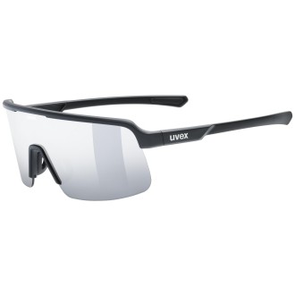 Prillid Uvex dyrt black matt / mirror silver Prillid Uvex dyrt black matt / mirror silver