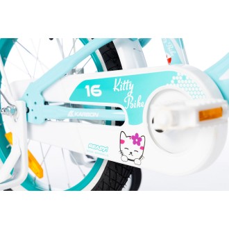 Jalgratas Karbon Kitty 16 turquoise-white Jalgratas Karbon Kitty 16 turquoise-white